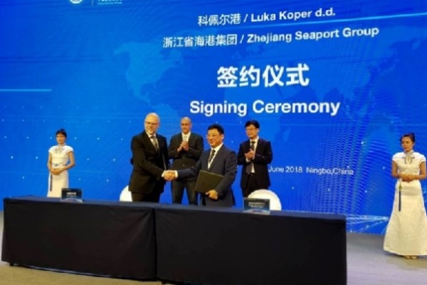 Port of Koper and Ningbo Zhoushan Port Group signed a Memorandum of understanding
