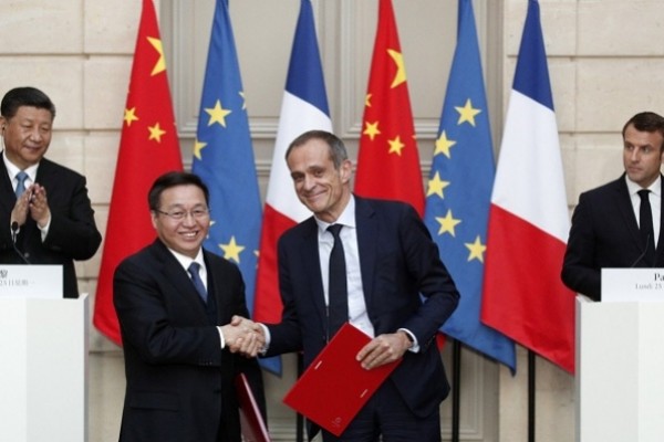 China, France sign US$45 billion of deals including Airbus order