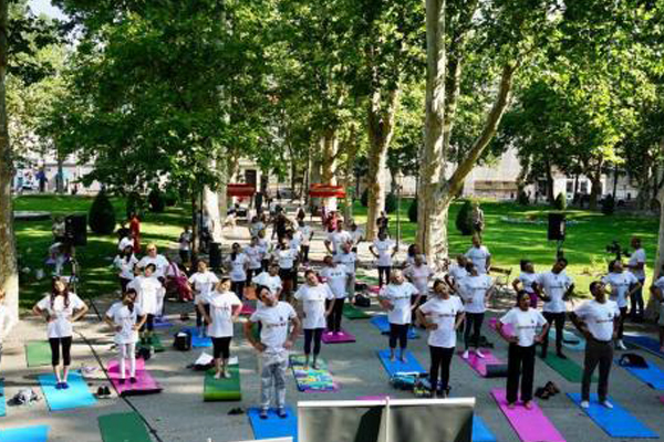 The 8th IDY during 01-21 June 2022 was marked with 75 yoga events