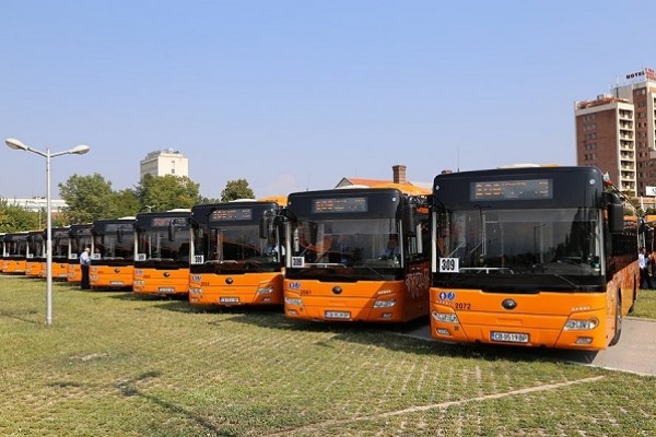 Zhengzhou Yutong electric buses in Sofia